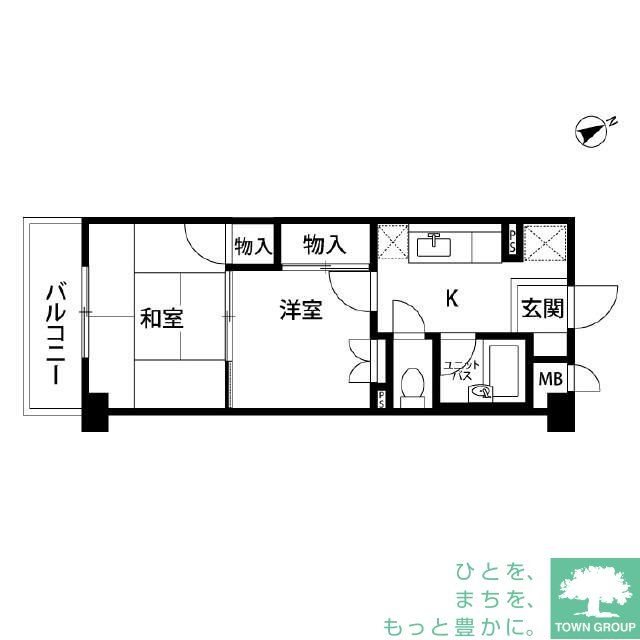 上池台コータスIIの間取り