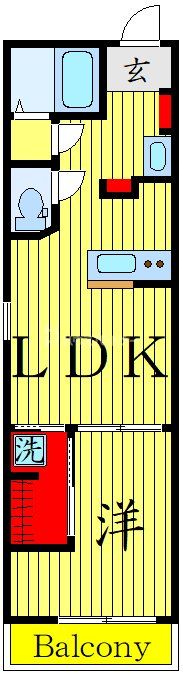 Like作草部2ndの間取り