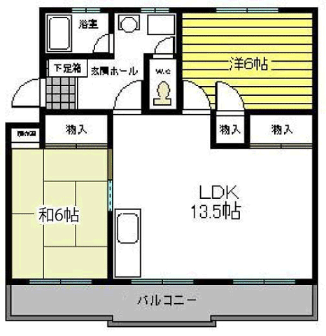 第２パープルハイムの間取り