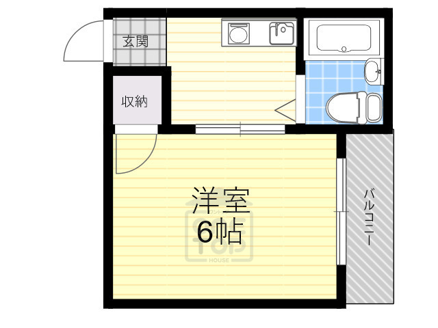 摂津市庄屋のマンションの間取り