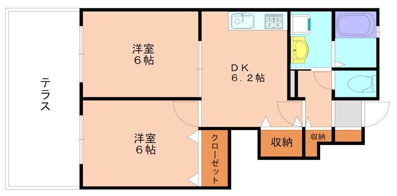 カルムプロムナードの間取り