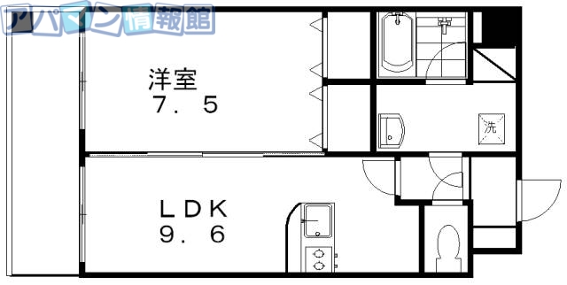 ベロウアイ東船場の間取り