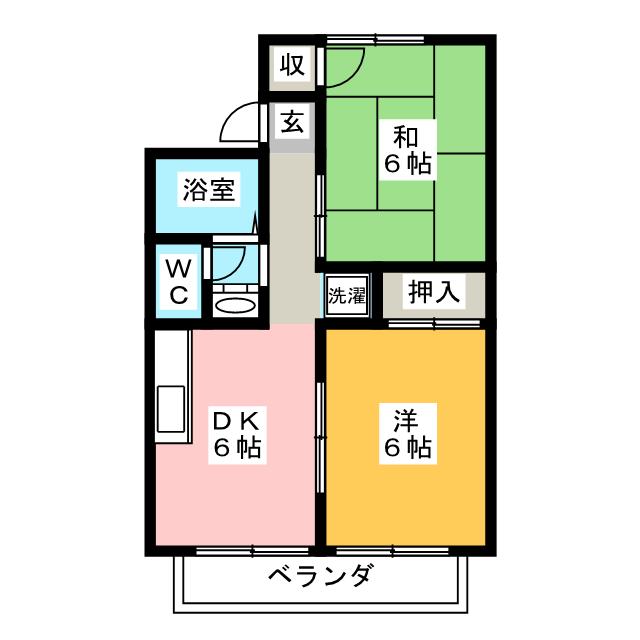 セジュールマルイチＡ棟の間取り