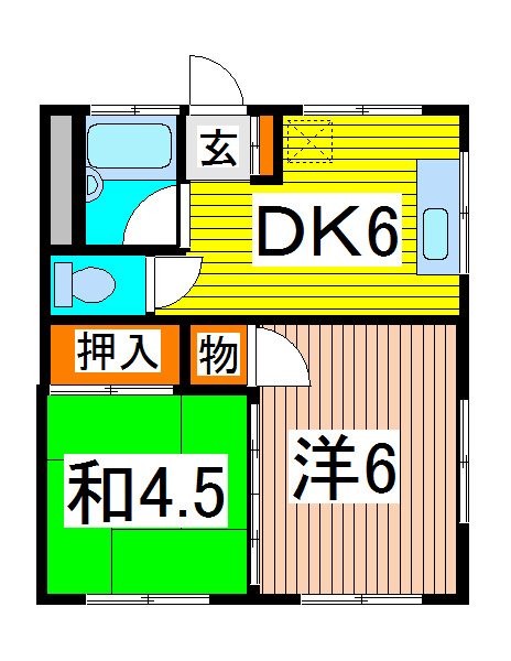 メゾン豊島の間取り