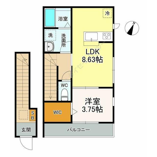 リーブルファイン戸塚東の間取り