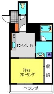 マンキンフ港南中央通の間取り