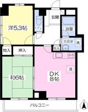 名古屋市千種区北千種のマンションの間取り