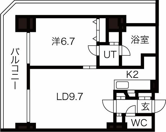 グランドタワー札幌の間取り