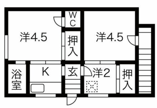 笠松通7丁目600の間取り