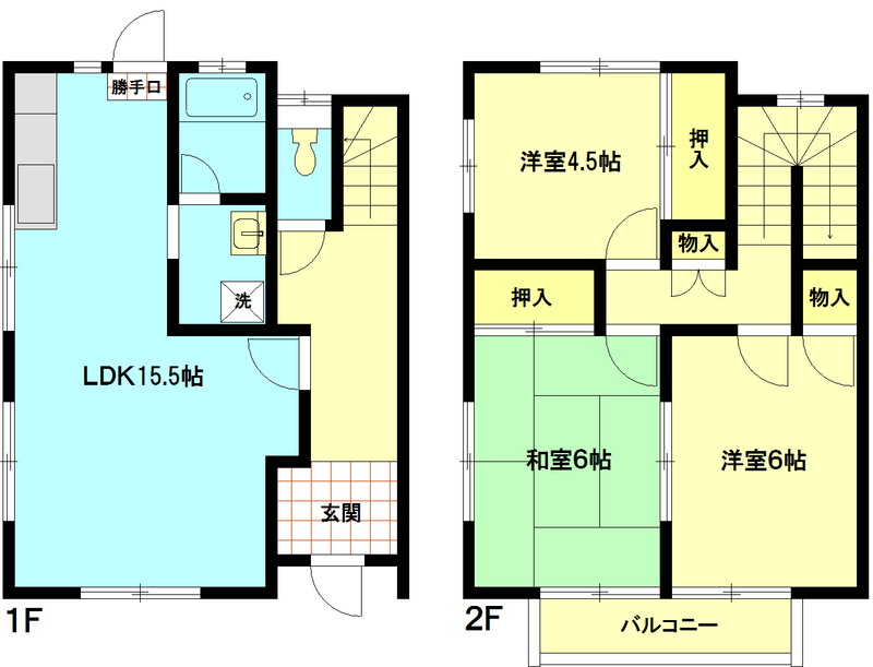 リバーサイドの間取り