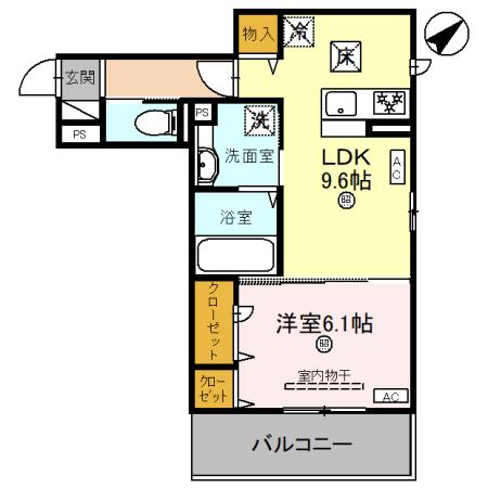 Farouche（ファルーシュ）の間取り