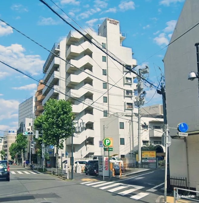 渋谷区代々木のマンションの建物外観