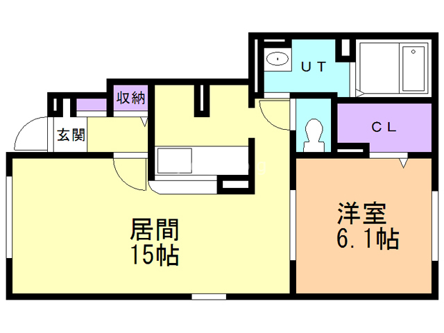 Ｐｏｌａｒｉｓ　Ｓｔａｔｉｏｎの間取り