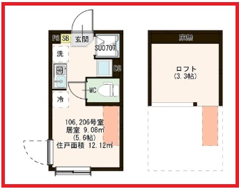 フルハウスの間取り