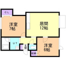 イチカワホーム舟岡の間取り