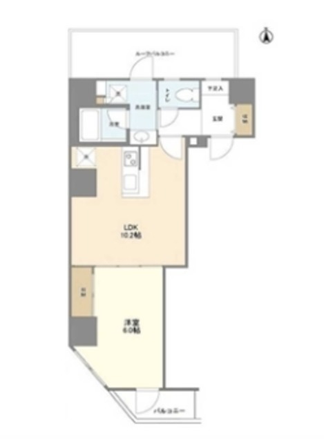 シェフルール新御徒町lの間取り