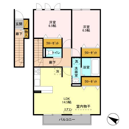 レーヴ柏の葉中央95街区1の間取り