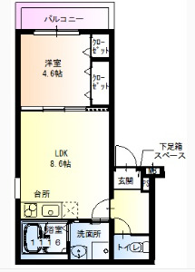 フジパレス石津川駅北I番館の間取り