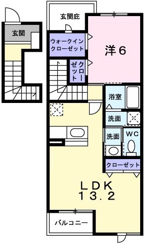 メゾン・オルタンシアIIの間取り