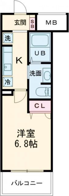 エルプレイス高槻古曽部の間取り