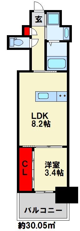 ウイングス門司駅前の間取り