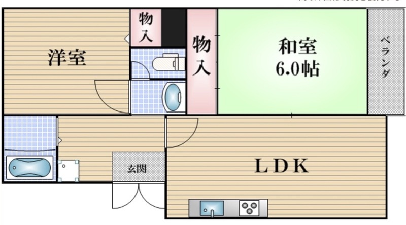 【ニューライフおんだの間取り】