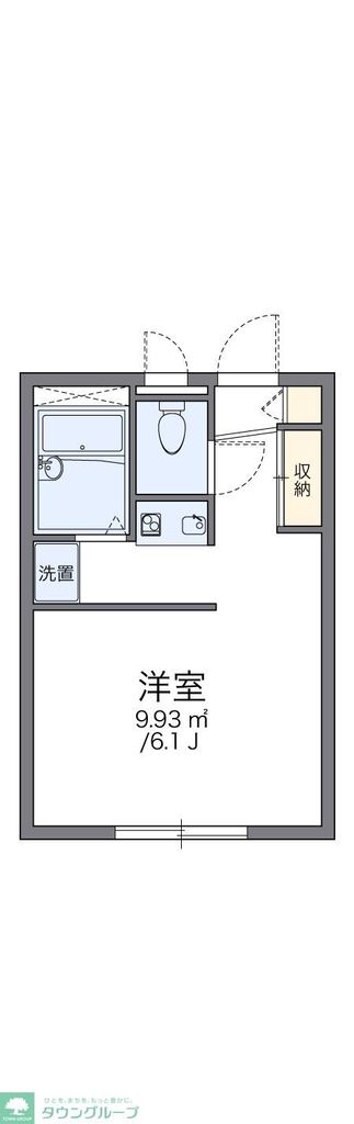 レオパレスビクトワールの間取り