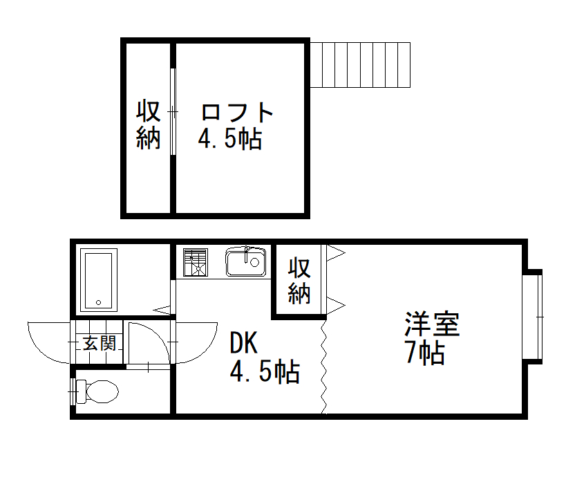 ハウスルピナスの間取り