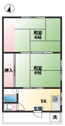 グリーンパレス・東城山の間取り