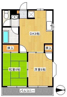 【平野マンションの間取り】