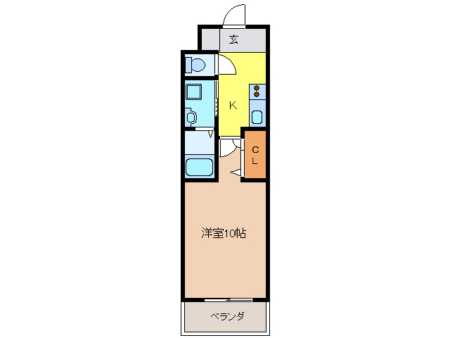 ボヌール飛高の間取り