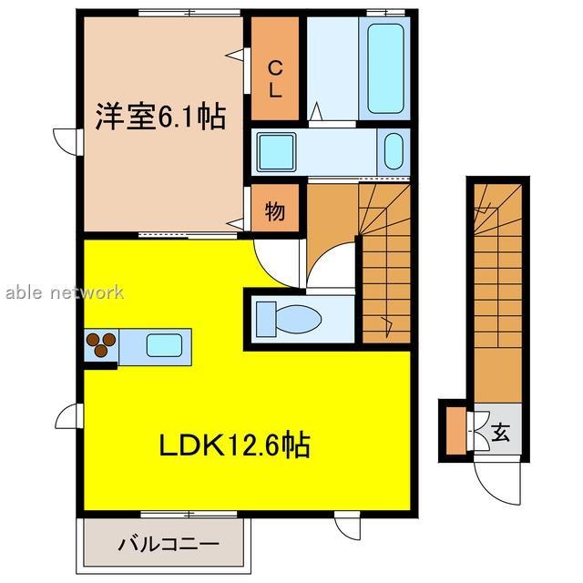 リッツ銀河IIの間取り