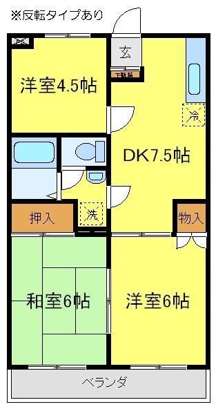 ふじみ野市上福岡のマンションの間取り