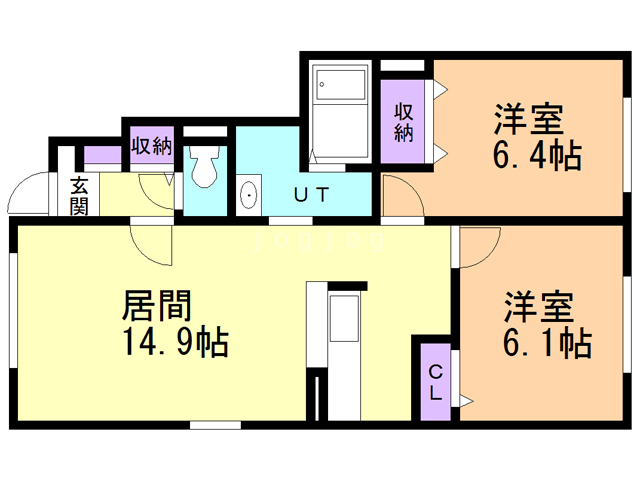 コリーヌIの間取り