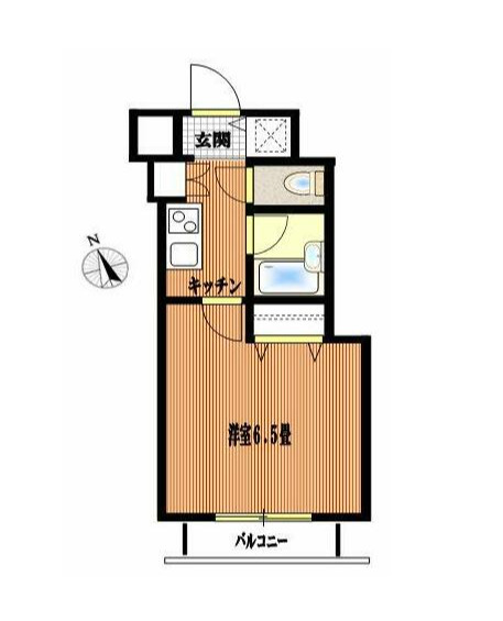 スカイコート芝壱番館の間取り