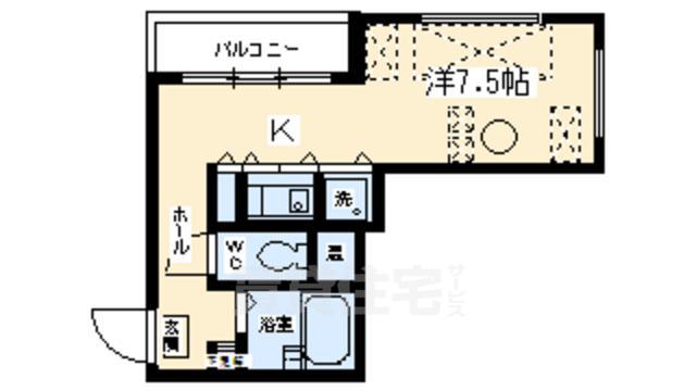 クリーンリビング四条大宮の間取り