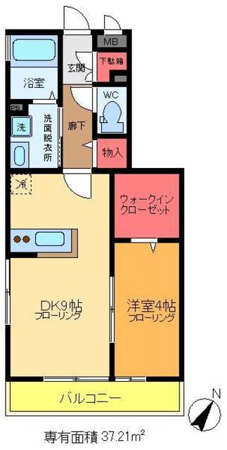 アルトテラ柴又の間取り