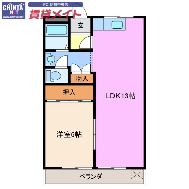 林ビルの間取り写真
