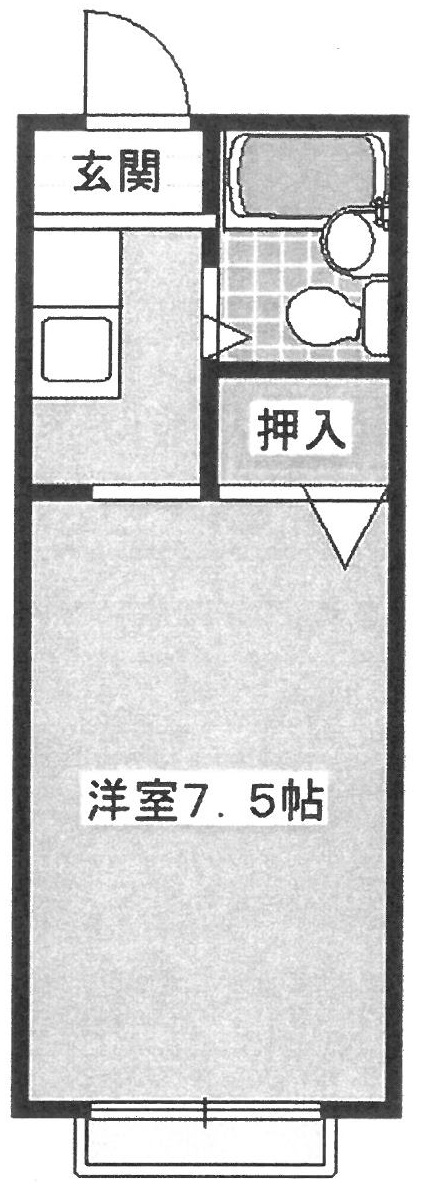 トミーハイツの間取り写真