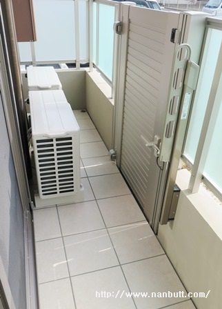 バルコニー　2面バルコニー