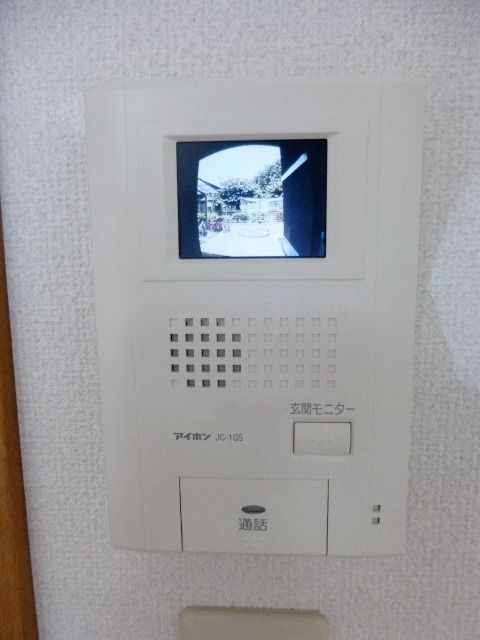 セキュリティ　★カラーモニター付きドアホン★