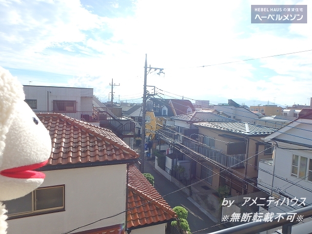 眺望　●バルコニーからの眺望。