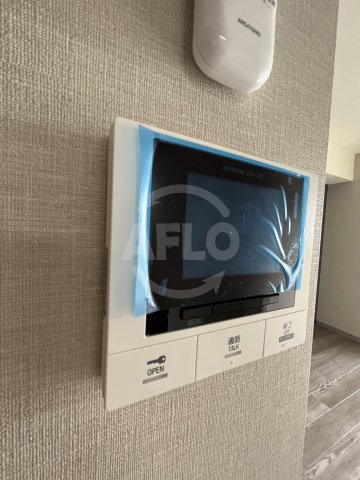 セキュリティ　アットリースハウス大阪ベイサイドシティ　テレビ付きモニターホ