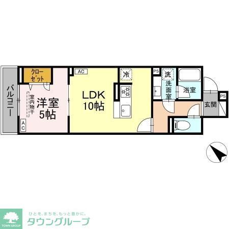 D-ROOM Rio豊田の間取り写真