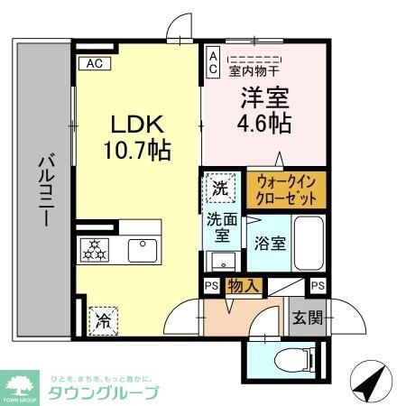D Paina Namamugi IIIの間取り写真