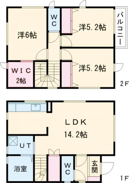 南つくし野2丁目戸建てB棟の間取り写真