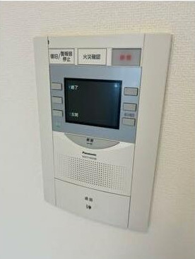 セキュリティ　モニタ付インターホンで急な来客も安心