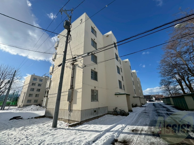 建物外観　札幌市北区新川６条「ビレッジハウス新川３号棟」