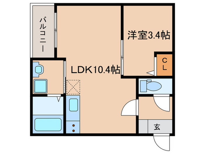 仮)Jack kamigo Iの間取り写真