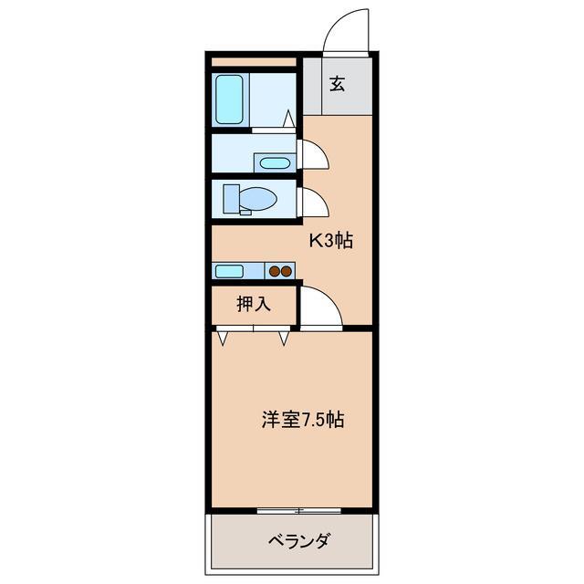 メイプルタウンIの間取り写真